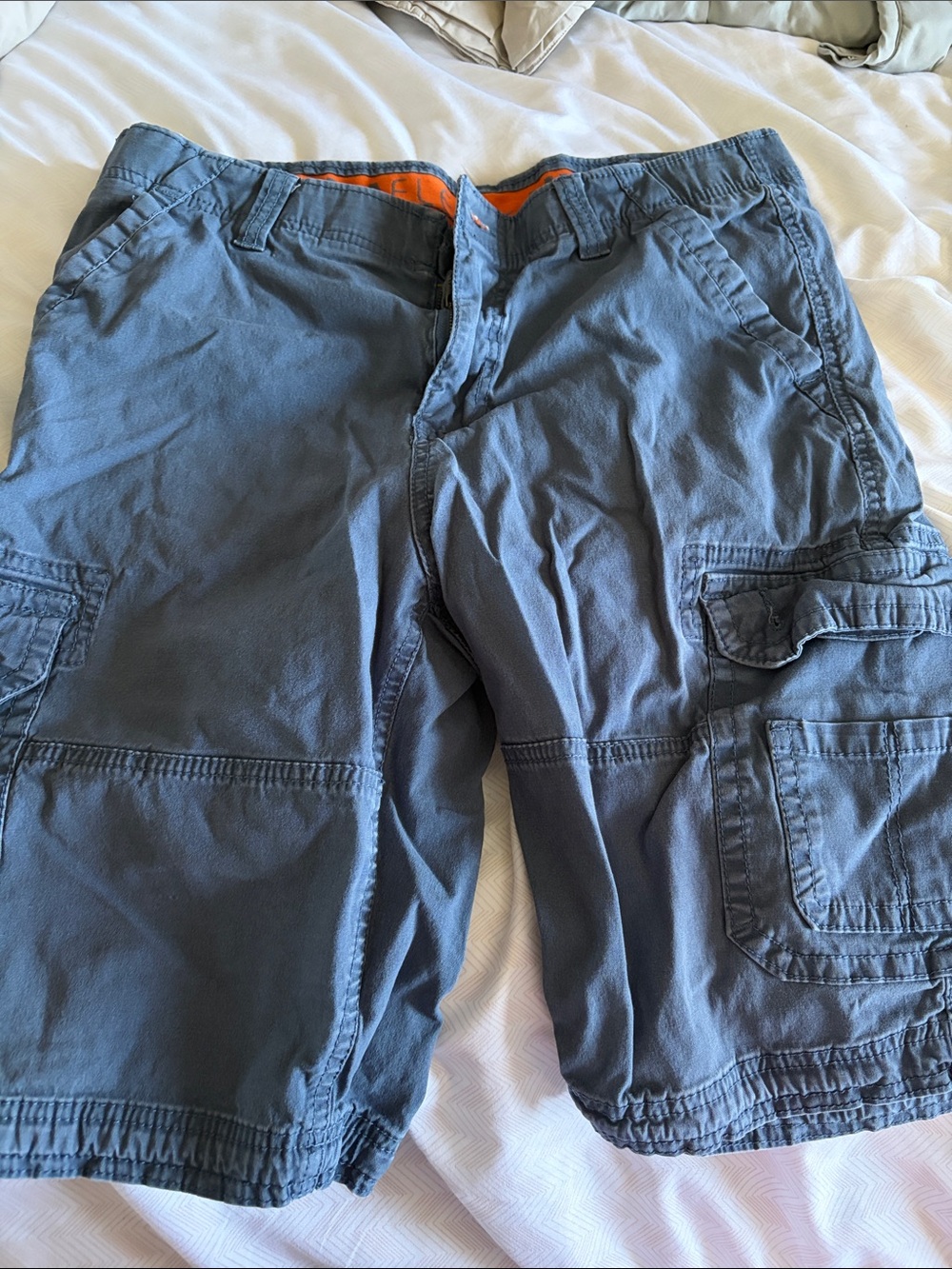 Urban Pipeline Men's Cargo Shorts - Navy Blue - 34